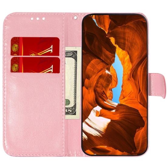For Samsung Galaxy S24+ 5G Colorful Magnetic Buckle Leather Phone Case(Pink)