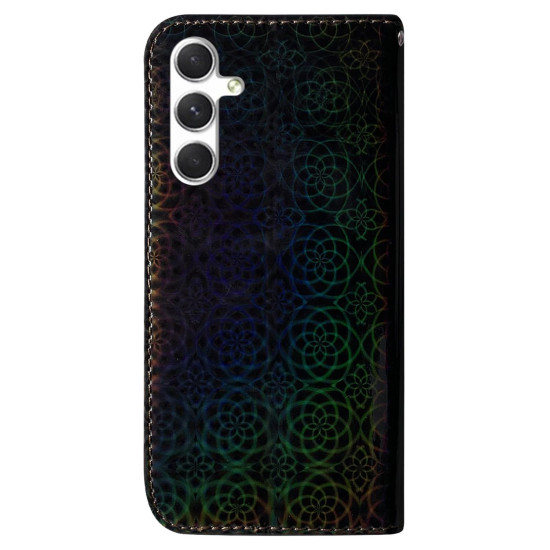 For Samsung Galaxy S24+ 5G Colorful Magnetic Buckle Leather Phone Case(Black)