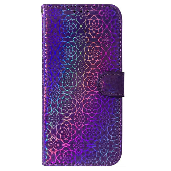 For Samsung Galaxy S24+ 5G Colorful Magnetic Buckle Leather Phone Case(Purple)