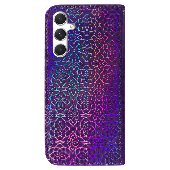 For Samsung Galaxy S24+ 5G Colorful Magnetic Buckle Leather Phone Case(Purple)