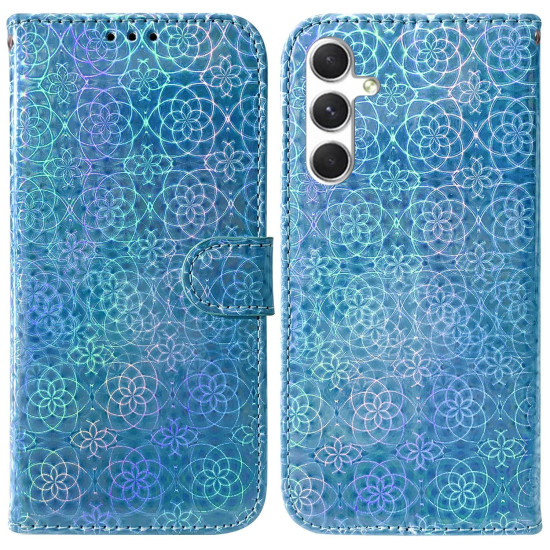 For Samsung Galaxy S24+ 5G Colorful Magnetic Buckle Leather Phone Case(Blue)