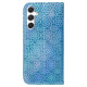 For Samsung Galaxy S24+ 5G Colorful Magnetic Buckle Leather Phone Case(Blue)