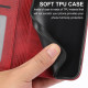 For Samsung Galaxy S24+ 5G Cubic Grid Calf Texture Magnetic Leather Phone Case(Red)