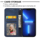 For Samsung Galaxy S24+ 5G Cubic Grid Calf Texture Magnetic Leather Phone Case(Blue)