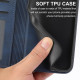 For Samsung Galaxy S24+ 5G Cubic Grid Calf Texture Magnetic Leather Phone Case(Blue)