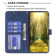 For Samsung Galaxy S24+ 5G Magnetic Buckle Rhombus Texture Leather Phone Case(Blue)