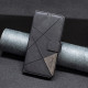 For Samsung Galaxy S24+ 5G Magnetic Buckle Rhombus Texture Leather Phone Case(Black)