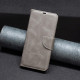 For Samsung Galaxy S24+ 5G Lambskin Texture Pure Color Flip Leather Phone Case(Grey)
