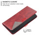 For Samsung Galaxy S24+ 5G Rhombus Texture Magnetic Leather Phone Case(Red)