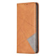 For Samsung Galaxy S24+ 5G Rhombus Texture Magnetic Leather Phone Case(Yellow)