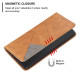 For Samsung Galaxy S24+ 5G Rhombus Texture Magnetic Leather Phone Case(Yellow)