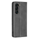 For Samsung Galaxy S24+ 5G Rhombus Texture Magnetic Leather Phone Case(Black)