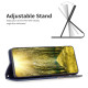 For Samsung Galaxy S24+ 5G Rhombus Texture Magnetic Leather Phone Case(Blue)