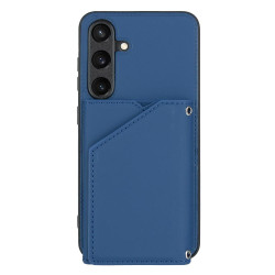 For Samsung Galaxy S24+ 5G Skin Feel PU + TPU + PC Card Slots Phone Case(Royal Blue)