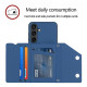 For Samsung Galaxy S24+ 5G Skin Feel PU + TPU + PC Card Slots Phone Case(Royal Blue)