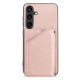 For Samsung Galaxy S24+ 5G Skin Feel PU + TPU + PC Card Slots Phone Case(Rose Gold)