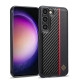 For Samsung Galaxy S24+ 5G LC.IMEEKE 3 in 1 Carbon Fiber Texture Shockproof Phone Case(Black)