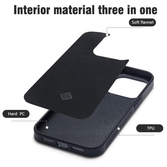 For Samsung Galaxy S24+ 5G LC.IMEEKE 3 in 1 Carbon Fiber Texture Shockproof Phone Case(Black)