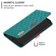 For Samsung Galaxy S24+ 5G Diamond Lattice Magnetic Leather Flip Phone Case(Green)