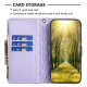 For Samsung Galaxy S24+ 5G Diamond Lattice Zipper Wallet Leather Flip Phone Case(Purple)