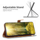 For Samsung Galaxy S24+ 5G Color Block Denim Texture Leather Phone Case(Dark Blue)
