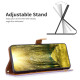 For Samsung Galaxy S24+ 5G Color Block Denim Texture Leather Phone Case(Purple)