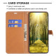 For Samsung Galaxy S24+ 5G Color Block Denim Texture Leather Phone Case(Brown)