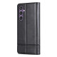 For Samsung Galaxy S24+ 5G AZNS Magnetic Calf Texture Flip Leather Phone Case(Black)