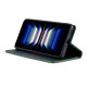 For Samsung Galaxy S24+ 5G AZNS Magnetic Calf Texture Flip Leather Phone Case(Dark Green)