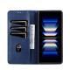 For Samsung Galaxy S24+ 5G AZNS Magnetic Calf Texture Flip Leather Phone Case(Dark Blue)