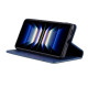 For Samsung Galaxy S24+ 5G AZNS Magnetic Calf Texture Flip Leather Phone Case(Dark Blue)