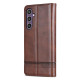For Samsung Galaxy S24+ 5G AZNS Magnetic Calf Texture Flip Leather Phone Case(Dark Brown)