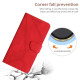 For Samsung Galaxy S24+ 5G Stitching Embossed Leather Phone Case(Red)