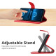 For Samsung Galaxy S24+ 5G Stitching Embossed Leather Phone Case(Red)