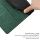 For Samsung Galaxy S24+ 5G Stitching Embossed Leather Phone Case(Green)
