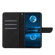 For Samsung Galaxy S24+ 5G Stitching Embossed Leather Phone Case(Black)