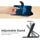 For Samsung Galaxy S24+ 5G Stitching Embossed Leather Phone Case(Blue)