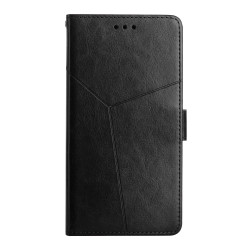 For Samsung Galaxy S24+ 5G Y-shaped Pattern Flip Leather Phone Case(Black)