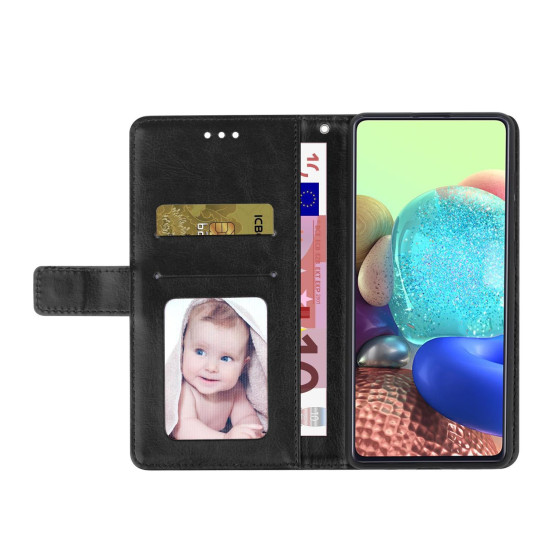 For Samsung Galaxy S24+ 5G Y-shaped Pattern Flip Leather Phone Case(Black)