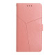For Samsung Galaxy S24+ 5G Y-shaped Pattern Flip Leather Phone Case(Pink)