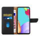 For Samsung Galaxy S24+ 5G HT02 Genuine Leather Fingerprint-proof Flip Phone Case(Black)