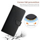 For Samsung Galaxy S24+ 5G HT02 Genuine Leather Fingerprint-proof Flip Phone Case(Black)