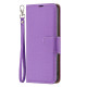 For Samsung Galaxy S24+ 5G Litchi Texture Pure Color Flip Leather Phone Case(Purple)