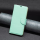 For Samsung Galaxy S24+ 5G Litchi Texture Pure Color Flip Leather Phone Case(Green)