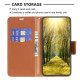 For Samsung Galaxy S24+ 5G Litchi Texture Pure Color Flip Leather Phone Case(Brown)