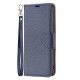 For Samsung Galaxy S24+ 5G Litchi Texture Pure Color Flip Leather Phone Case(Blue)