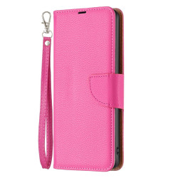 For Samsung Galaxy S24+ 5G Litchi Texture Pure Color Flip Leather Phone Case(Rose Red)