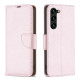 For Samsung Galaxy S24+ 5G Litchi Texture Pure Color Flip Leather Phone Case(Rose Gold)
