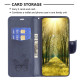 For Samsung Galaxy S24+ 5G Embossing Two Butterflies Pattern Leather Phone Case(Blue)