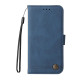 For Samsung Galaxy S24+ Skin Feel Life Tree Metal Button Leather Phone Case(Blue)